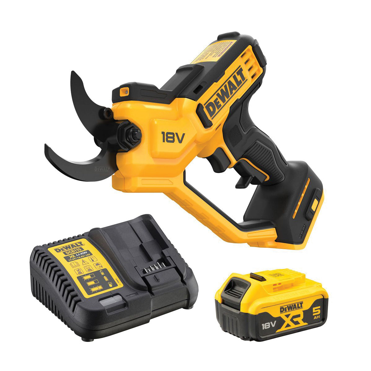 18V XR 5.0Ah Scissor Pruner in TSTACK CASE and ACCESSORIES - DeWALT - DCMPP568P1-QW 18V XR 5.0Ah Scissor Pruner in TSTACK CASE and ACCESSORIES - DeWALT - DCMPP568P1-QW